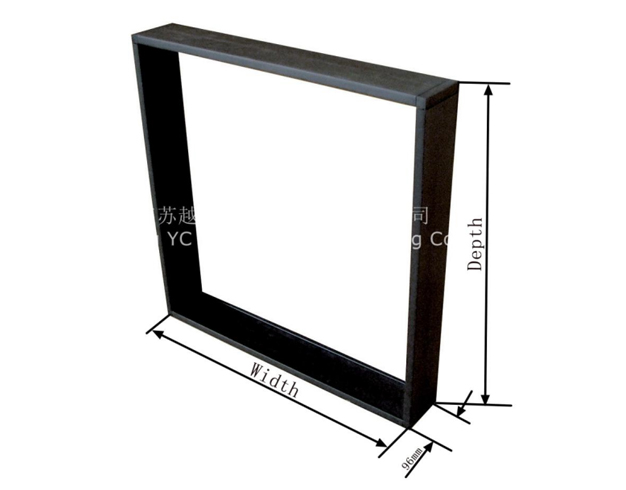 Plastic frame without partition